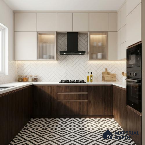Wooden Look LM 02935 Choco Sahara 8 ft x 4 ft Natura Finish Decorative Laminate - 1 mm | Suitable for TV Unit, Wardrobe, Kitchen Cabinets