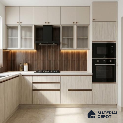 Wooden Look LM 02978 Ice Burg 8 ft x 4 ft Extra Matt Finish Decorative Laminate - 1 mm | Suitable for TV Unit, Wardrobe, Kitchen Cabinets