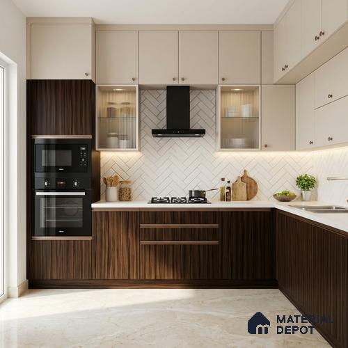 Wooden Look LM 02979 Smoke Walnut 8 ft x 4 ft Extra Matt Finish Decorative Laminate - 1 mm | Suitable for TV Unit, Wardrobe, Kitchen Cabinets