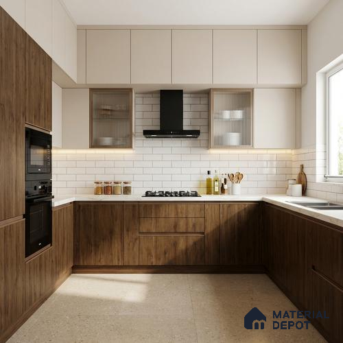Wooden Look LM 02980 MT 631 HZ Cuneo Oak Cherry HZ 8 ft x 4 ft Extra Matt Finish Decorative Laminate - 1 mm | Suitable for TV Unit, Wardrobe, Kitchen Cabinets