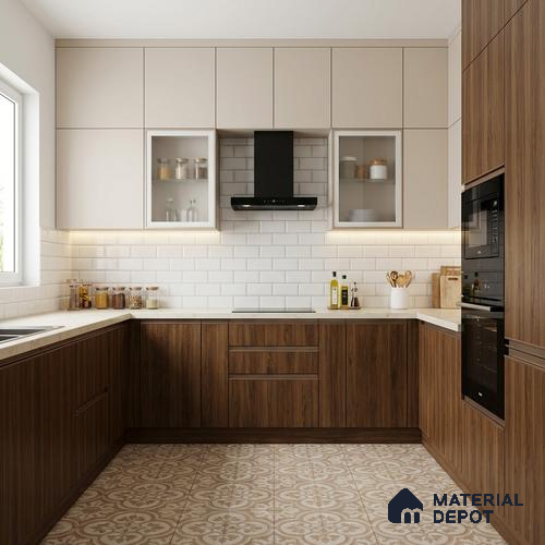 Wooden Look LM 02981 Manchurian Walnut 8 ft x 4 ft Extra Matt Finish Decorative Laminate - 1 mm | Suitable for TV Unit, Wardrobe, Kitchen Cabinets