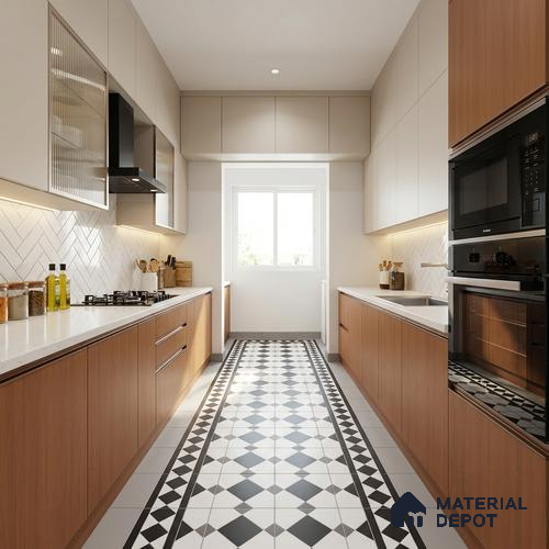 Wooden Look LM 02984 Balsar Yellow 8 ft x 4 ft Suede Finish Decorative Laminate - 1 mm | Suitable for TV Unit, Wardrobe, Kitchen Cabinets