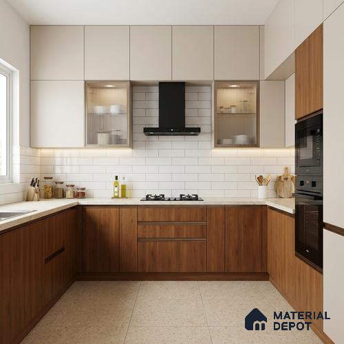 Wooden Look LM 02993 Cyprus 8 ft x 4 ft Suede Finish Decorative Laminate - 1 mm | Suitable for TV Unit, Wardrobe, Kitchen Cabinets