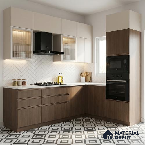 Wooden Look LM 03840 Espirial Lavito 8 ft x 4 ft Texture Finish Decorative Laminate - 1 mm | Suitable for TV Unit, Wardrobe, Kitchen Cabinets