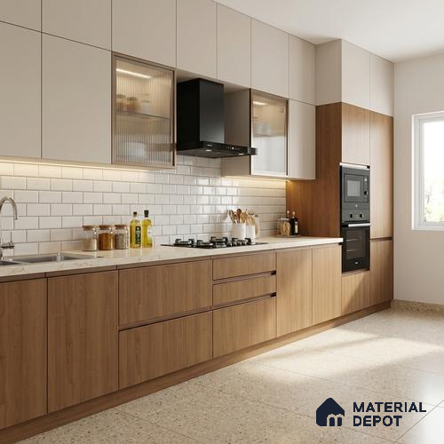 Wooden Look LM 03906 Montana 8 ft x 4 ft Texture Finish Decorative Laminate - 1 mm | Suitable for TV Unit, Wardrobe, Kitchen Cabinets