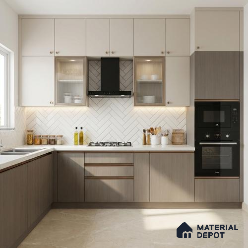Wooden Look LM 03907 Classic Ash 8 ft x 4 ft Texture Finish Decorative Laminate - 1 mm | Suitable for TV Unit, Wardrobe, Kitchen Cabinets
