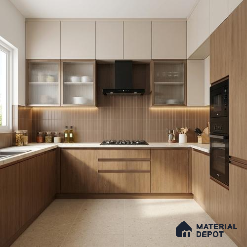Wooden Look LM 03911 Classy Grey 8 ft x 4 ft Texture Finish Decorative Laminate - 1 mm | Suitable for TV Unit, Wardrobe, Kitchen Cabinets