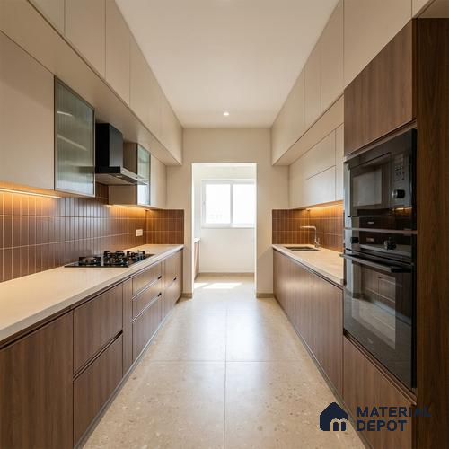 Wooden Look LM 03912 Teak Wood 8 ft x 4 ft Texture Finish Decorative Laminate - 1 mm | Suitable for TV Unit, Wardrobe, Kitchen Cabinets