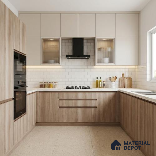 Wooden Look LM 03936 Canyon Monument Oak 8 ft x 4 ft Texture Finish Decorative Laminate - 1 mm | Suitable for TV Unit, Wardrobe, Kitchen Cabinets