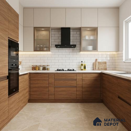 Wooden Look LM 03939 Orchid Brown 8 ft x 4 ft Texture Finish Decorative Laminate - 1 mm | Suitable for TV Unit, Wardrobe, Kitchen Cabinets