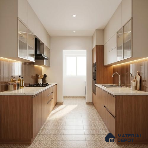 Wooden Look LM 03951 Terra Wood 8 ft x 4 ft Texture Finish Decorative Laminate - 1 mm | Suitable for TV Unit, Wardrobe, Kitchen Cabinets