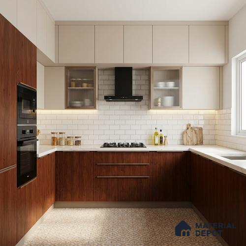 Wooden Look LM 03989 Inca Maple 8 ft x 4 ft Suede Finish Decorative Laminate - 1 mm | Suitable for TV Unit, Wardrobe, Kitchen Cabinets