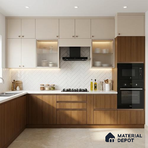 Wooden Look LM 05286 Douglas Fresco 8 ft x 4 ft Texture Finish Decorative Laminate - 1 mm | Suitable for TV Unit, Wardrobe, Kitchen Cabinets