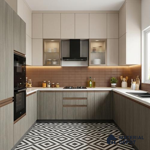 Wooden Look LM 05334 Lynx Wood 8 ft x 4 ft Texture Finish Decorative Laminate - 1 mm | Suitable for TV Unit, Wardrobe, Kitchen Cabinets