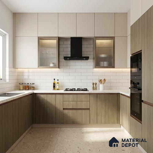 Wooden Look LM 05338 Thai Samao Oak 8 ft x 4 ft Texture Finish Decorative Laminate - 1 mm | Suitable for TV Unit, Wardrobe, Kitchen Cabinets