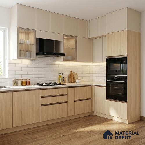 Wooden Look LM 05341 Fresco Pine 8 ft x 4 ft Texture Finish Decorative Laminate - 1 mm | Suitable for TV Unit, Wardrobe, Kitchen Cabinets