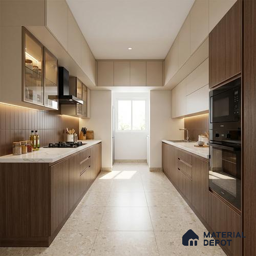 Wooden Look LM 05342 Foothilll Pine 8 ft x 4 ft Texture Finish Decorative Laminate - 1 mm | Suitable for TV Unit, Wardrobe, Kitchen Cabinets