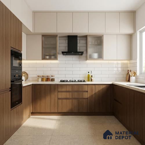 Wooden Look LM 10886 Tamo Wood 8 ft x 4 ft Texture Finish Decorative Laminate - 1 mm | Suitable for TV Unit, Wardrobe, Kitchen Cabinets