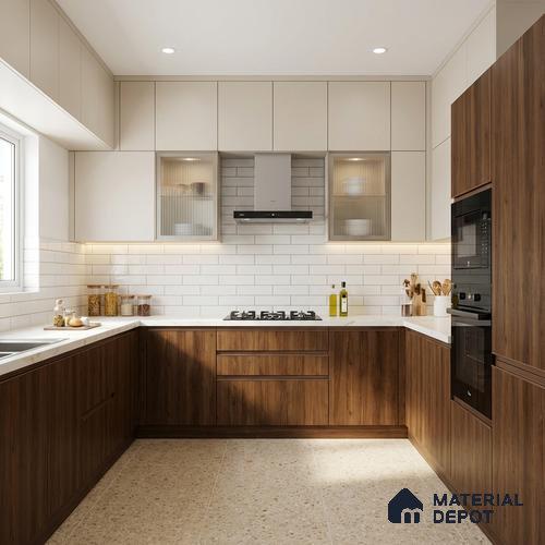 Wooden Look LM 10901 Sumatra Maple 8 ft x 4 ft Texture Finish Decorative Laminate - 1 mm | Suitable for TV Unit, Wardrobe, Kitchen Cabinets