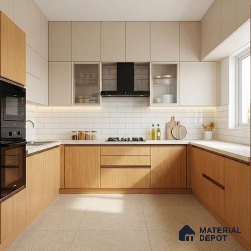 Wooden Look LM 10920 8 ft x 4 ft Texture Finish Decorative Laminate - 1 mm | Suitable for TV Unit, Wardrobe, Kitchen Cabinets