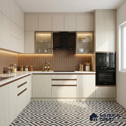 Wooden Look LM 13840 Tundra Forest 8 ft x 4 ft Matte Finish Decorative Laminate - 1 mm | Suitable for TV Unit, Wardrobe, Kitchen Cabinets