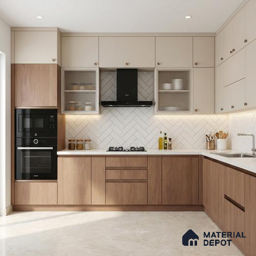 Wooden Look LM 13851 Peach Dyed Veneer 8 ft x 4 ft Texture Finish Decorative Laminate - 1 mm | Suitable for TV Unit, Wardrobe, Kitchen Cabinets