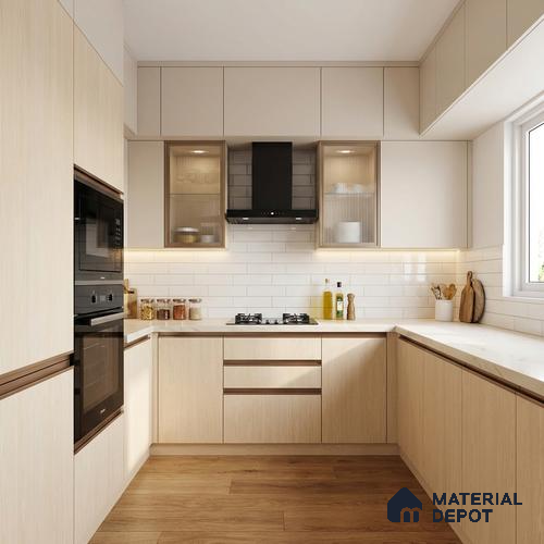 Wooden Look LM 13860 Apex Leaved Elm 8 ft x 4 ft Texture Finish Decorative Laminate - 1 mm | Suitable for TV Unit, Wardrobe, Kitchen Cabinets