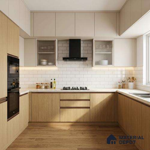 Wooden Look LM 13866 Riva Mille 8 ft x 4 ft Texture Finish Decorative Laminate - 1 mm | Suitable for TV Unit, Wardrobe, Kitchen Cabinets