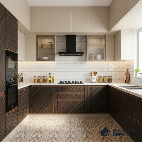 Wooden Look LM 13872 8 ft x 4 ft Matte Finish Decorative Laminate - 1 mm | Suitable for TV Unit, Wardrobe, Kitchen Cabinets