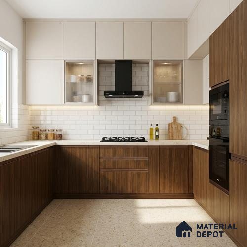 Wooden Look LM 13873 8 ft x 4 ft Matte Finish Decorative Laminate - 1 mm | Suitable for TV Unit, Wardrobe, Kitchen Cabinets