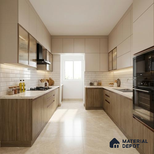 Wooden Look LM 13880 8 ft x 4 ft Matte Finish Decorative Laminate - 1 mm | Suitable for TV Unit, Wardrobe, Kitchen Cabinets