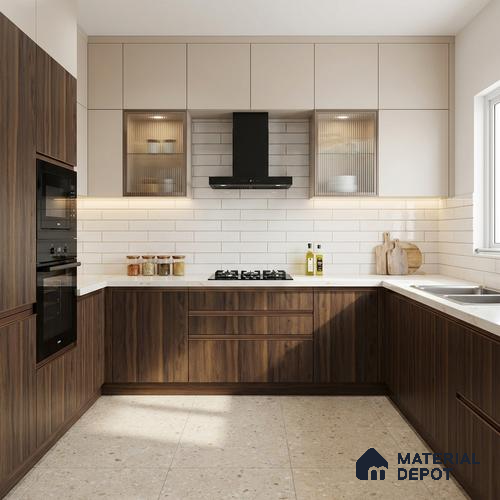 Wooden Look LM 13903 8 ft x 4 ft Texture Finish Decorative Laminate - 1 mm | Suitable for TV Unit, Wardrobe, Kitchen Cabinets