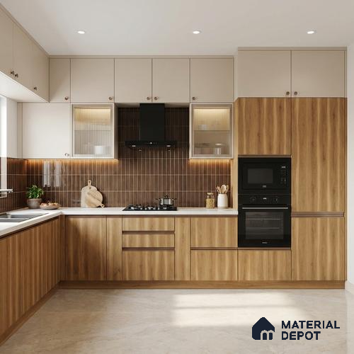 Wooden Look LM 13919 8 ft x 4 ft Texture Finish Decorative Laminate - 1 mm | Suitable for TV Unit, Wardrobe, Kitchen Cabinets