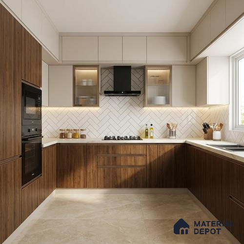 Wooden Look LM 13923 8 ft x 4 ft Texture Finish Decorative Laminate - 1 mm | Suitable for TV Unit, Wardrobe, Kitchen Cabinets