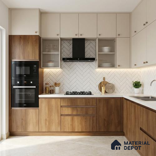 Wooden Look LM 13925 8 ft x 4 ft Texture Finish Decorative Laminate - 1 mm | Suitable for TV Unit, Wardrobe, Kitchen Cabinets