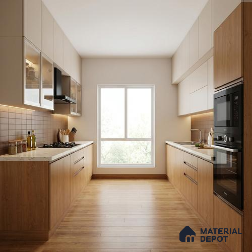 Wooden Look LM 13928 8 ft x 4 ft Texture Finish Decorative Laminate - 1 mm | Suitable for TV Unit, Wardrobe, Kitchen Cabinets