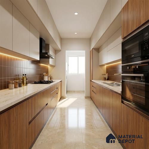 Wooden Look LM 13929 8 ft x 4 ft Texture Finish Decorative Laminate - 1 mm | Suitable for TV Unit, Wardrobe, Kitchen Cabinets