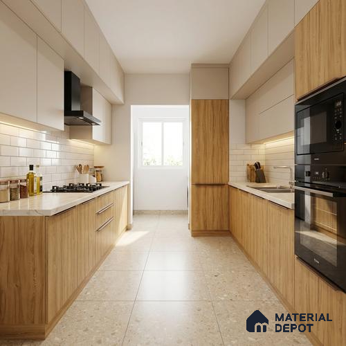 Wooden Look LM 13935 Canton Oak 8 ft x 4 ft Texture Finish Decorative Laminate - 1 mm | Suitable for TV Unit, Wardrobe, Kitchen Cabinets