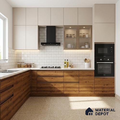Wooden Look LM 13936 Chamios Tropical 8 ft x 4 ft Texture Finish Decorative Laminate - 1 mm | Suitable for TV Unit, Wardrobe, Kitchen Cabinets