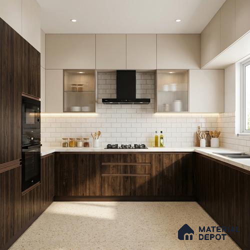 Wooden Look LM 13938 8 ft x 4 ft Texture Finish Decorative Laminate - 1 mm | Suitable for TV Unit, Wardrobe, Kitchen Cabinets