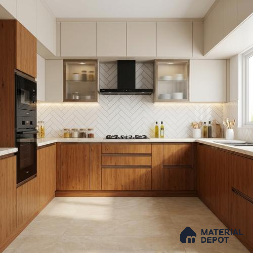 Wooden Look LM 17406 Majestic Wood 10 ft x 4 ft Texture Finish Decorative Laminate - 1 mm | Suitable for TV Unit, Wardrobe, Kitchen Cabinets