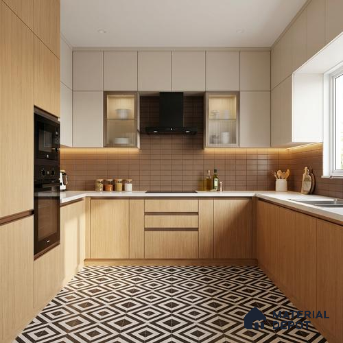 Wooden Look LM 17413 Riva Mille 10 ft x 4 ft Texture Finish Decorative Laminate - 1 mm | Suitable for TV Unit, Wardrobe, Kitchen Cabinets