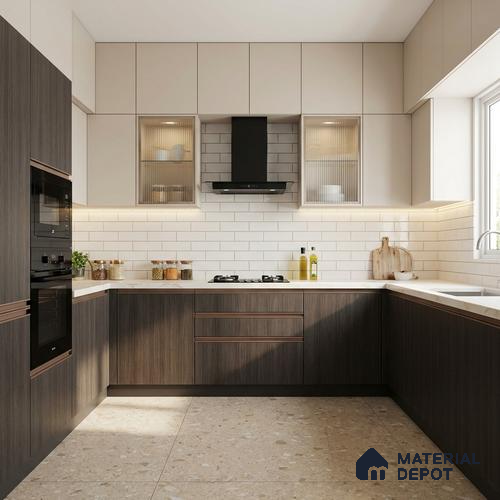 Wooden Look LM 20049 8 ft x 4 ft Texture Finish Decorative Laminate - 1 mm | Suitable for TV Unit, Wardrobe, Kitchen Cabinets