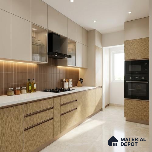 Wooden Look LM 20064 8 ft x 4 ft Matte Finish Decorative Laminate - 1 mm | Suitable for TV Unit, Wardrobe, Kitchen Cabinets