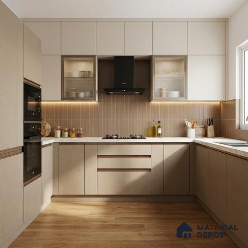 Wooden Look LM 20077 8 ft x 4 ft Texture Finish Decorative Laminate - 1 mm | Suitable for TV Unit, Wardrobe, Kitchen Cabinets