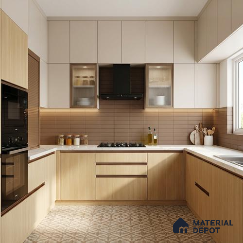 Wooden Look LM 20078 8 ft x 4 ft Texture Finish Decorative Laminate - 1 mm | Suitable for TV Unit, Wardrobe, Kitchen Cabinets