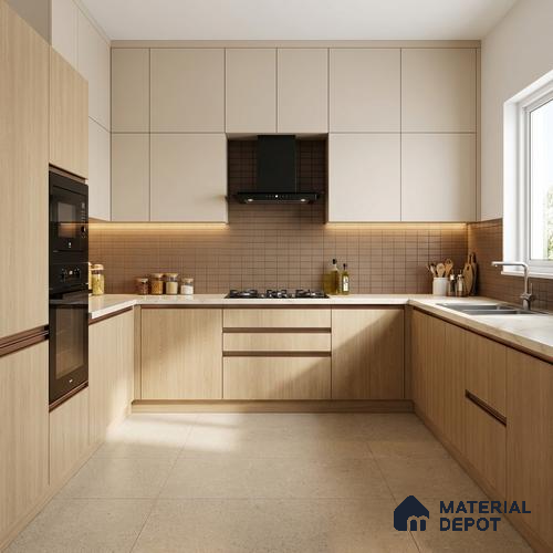 Wooden Look LM 20084 8 ft x 4 ft Texture Finish Decorative Laminate - 1 mm | Suitable for TV Unit, Wardrobe, Kitchen Cabinets