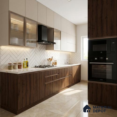 Wooden Look LM 20978 Urban Veneer 8 ft x 4 ft Super Matte Finish Decorative Laminate - 1 mm | Suitable for TV Unit, Wardrobe, Kitchen Cabinets