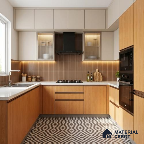 Wooden Look LM 20998 8 ft x 4 ft Texture Finish Decorative Laminate - 1 mm | Suitable for TV Unit, Wardrobe, Kitchen Cabinets