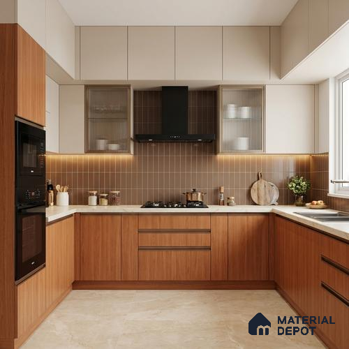Wooden Look LM 21003 8 ft x 4 ft Texture Finish Decorative Laminate - 1 mm | Suitable for TV Unit, Wardrobe, Kitchen Cabinets
